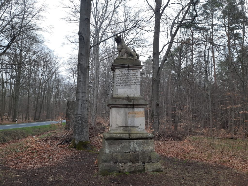 Wolfssäule Laußnitzer Heide